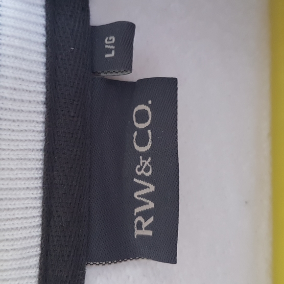 RW&CO mens zip up sweater - large - Picture 2 of 3